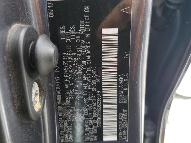 Photo 12 VIN: 5TDDK3EH6DS238949 - TOYOTA HIGHLANDER 