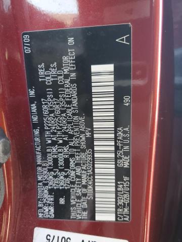 Photo 12 VIN: 5TDDK4CC1AS029935 - TOYOTA SIENNA XLE 