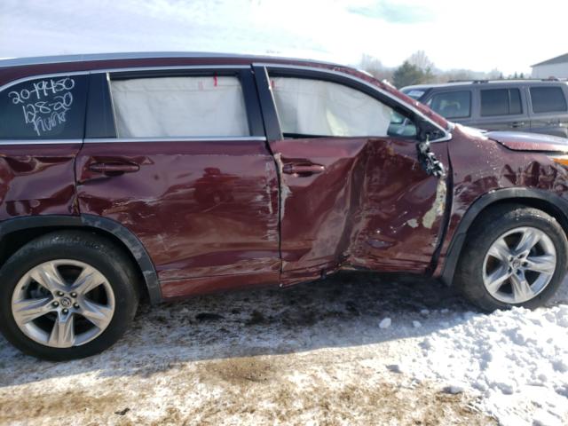 Photo 8 VIN: 5TDDKRFH1GS313949 - TOYOTA HIGHLANDER 