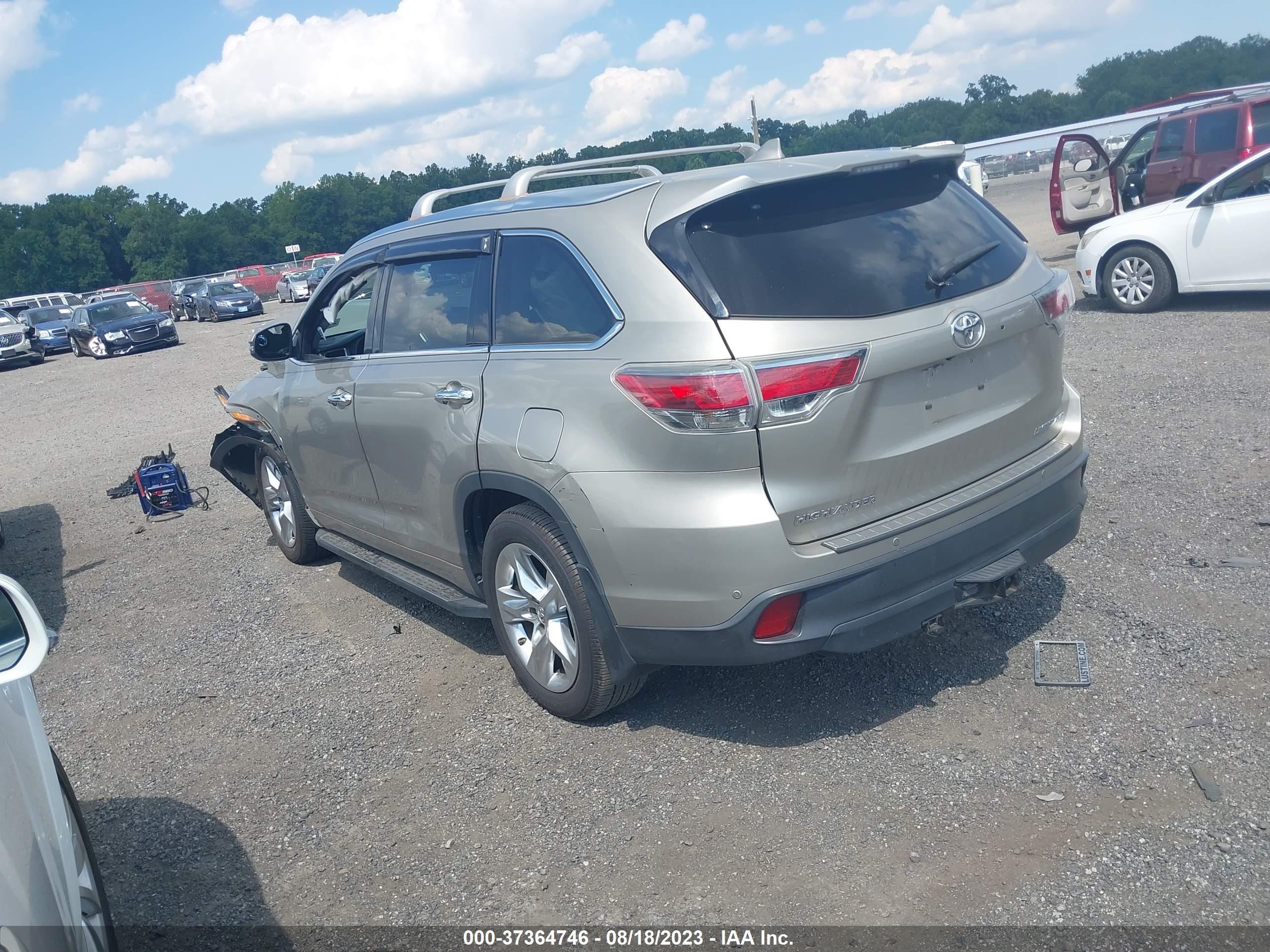 Photo 2 VIN: 5TDDKRFH2ES033003 - TOYOTA HIGHLANDER 