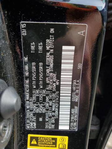 Photo 12 VIN: 5TDDKRFH2FS143776 - TOYOTA HIGHLANDER 