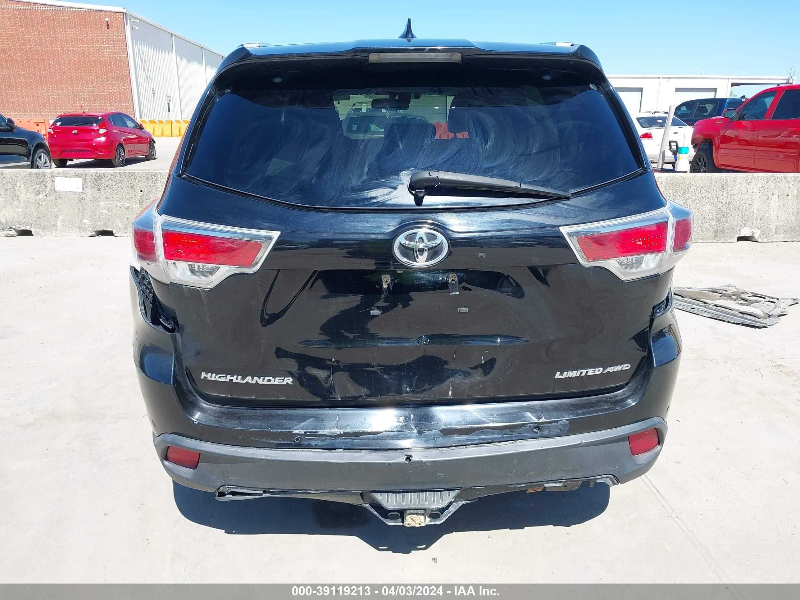 Photo 15 VIN: 5TDDKRFH3GS260896 - TOYOTA HIGHLANDER 