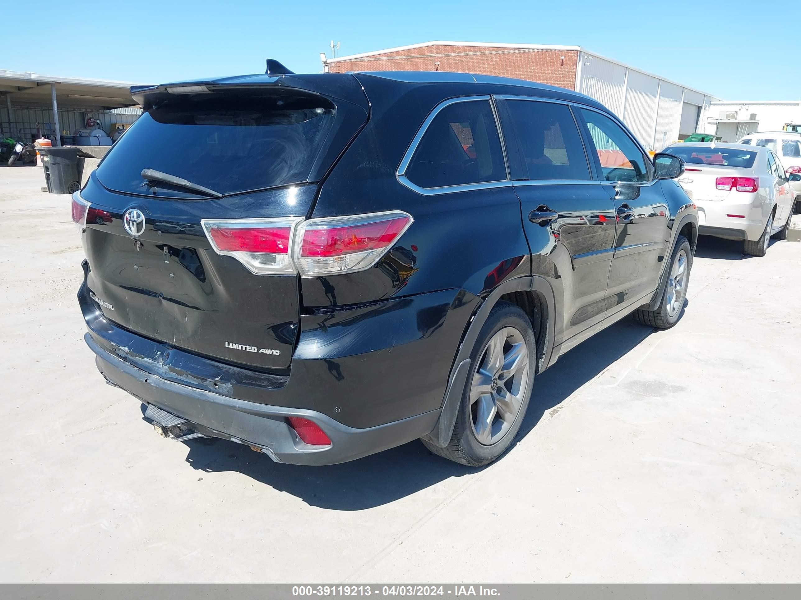 Photo 3 VIN: 5TDDKRFH3GS260896 - TOYOTA HIGHLANDER 