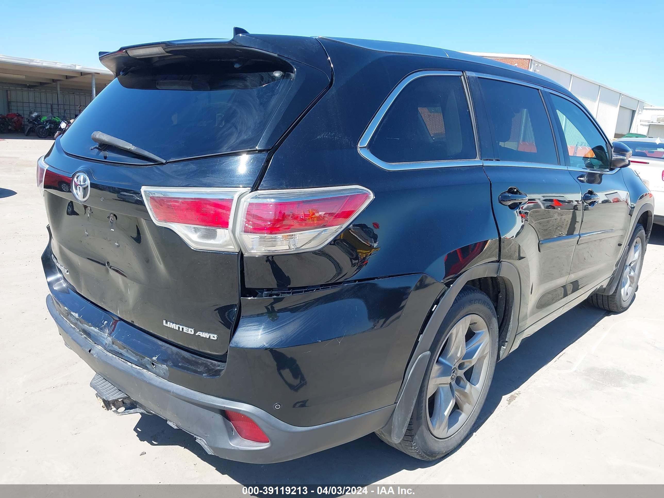 Photo 5 VIN: 5TDDKRFH3GS260896 - TOYOTA HIGHLANDER 