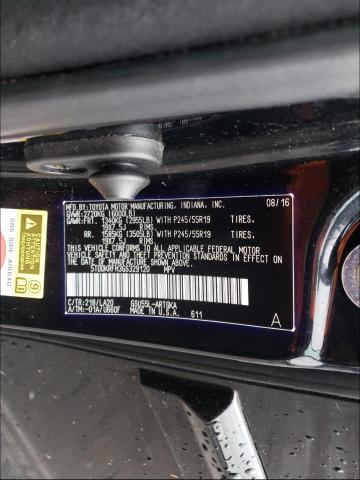 Photo 9 VIN: 5TDDKRFH3GS329120 - TOYOTA HIGHLANDER 