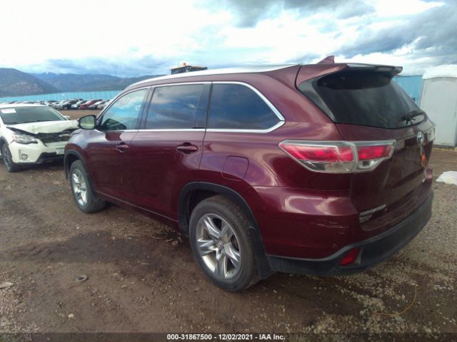 Photo 2 VIN: 5TDDKRFH5ES043668 - TOYOTA HIGHLANDER 