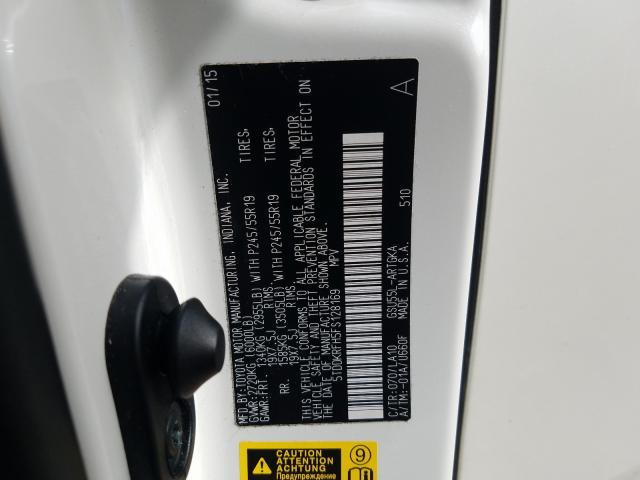 Photo 9 VIN: 5TDDKRFH5FS128169 - TOYOTA HIGHLANDER 