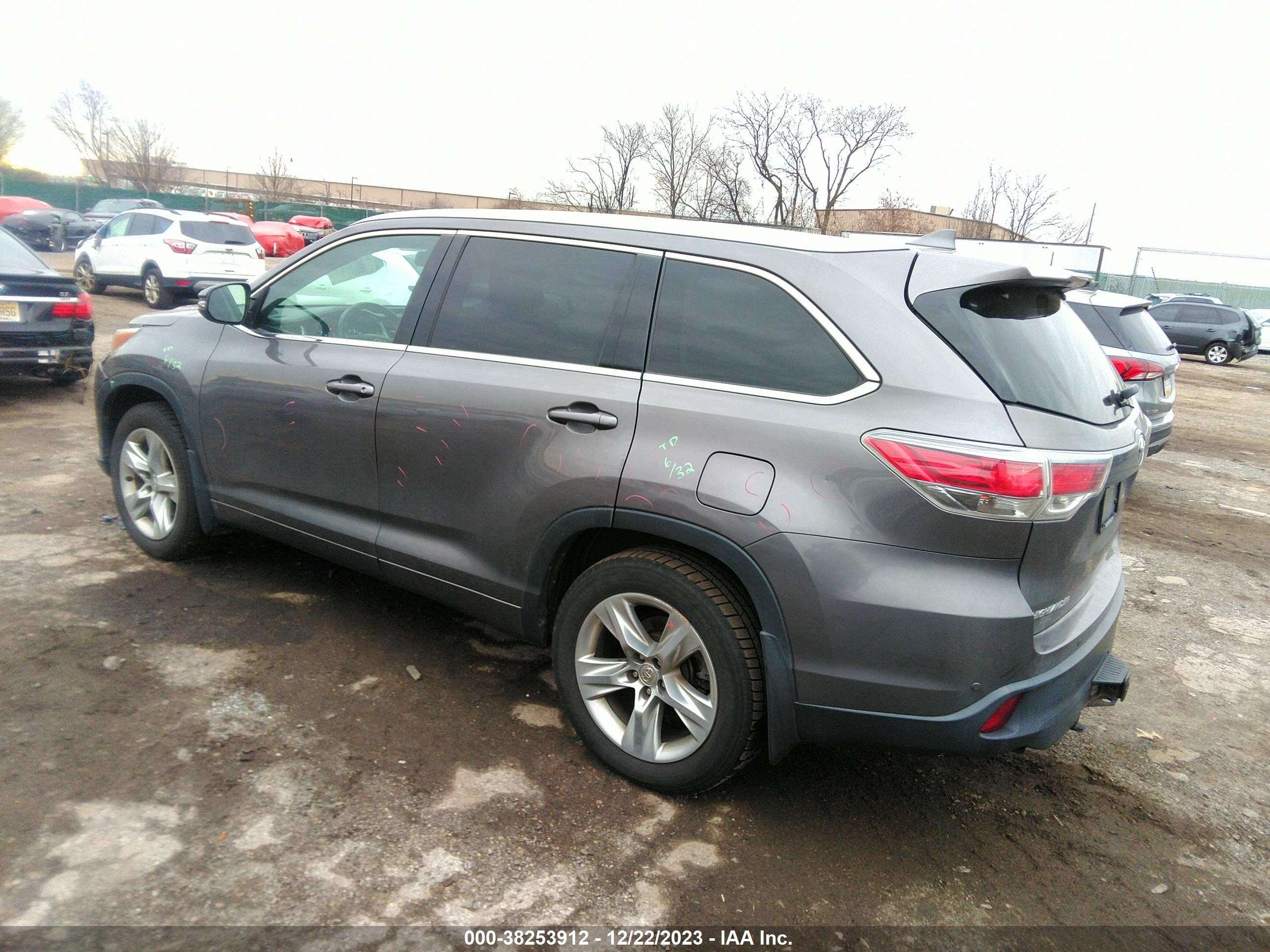 Photo 2 VIN: 5TDDKRFH9FS103727 - TOYOTA HIGHLANDER 