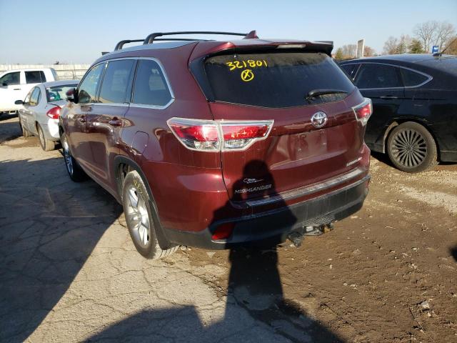 Photo 2 VIN: 5TDDKRFH9GS321801 - TOYOTA HIGHLANDER 