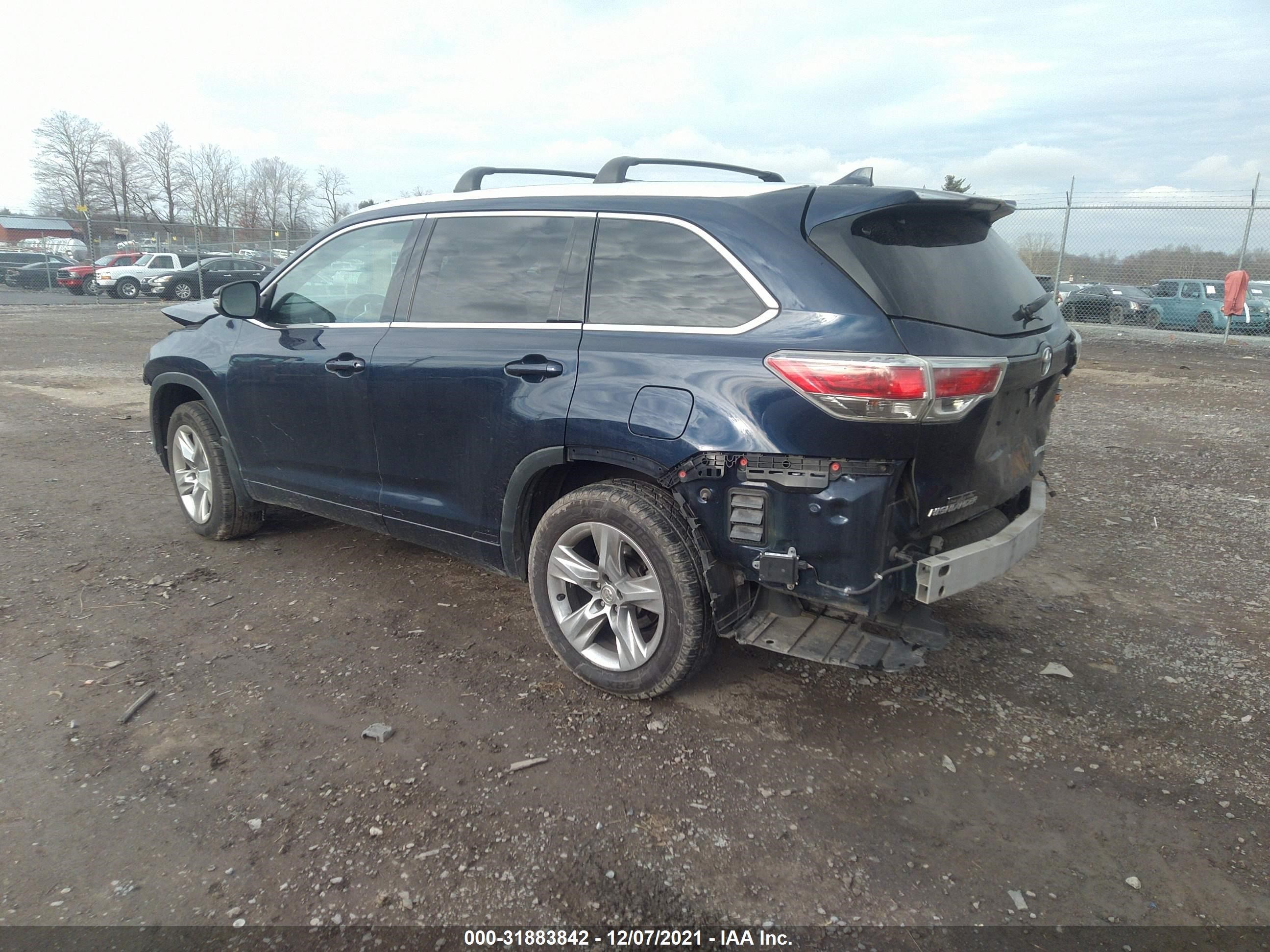 Photo 2 VIN: 5TDDKRFHXES017339 - TOYOTA HIGHLANDER 