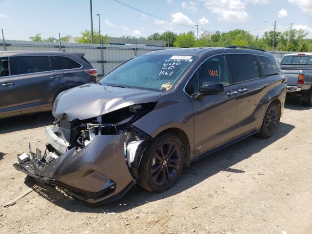 Photo 1 VIN: 5TDDRKEC0MS017857 - TOYOTA SIENNA XSE 