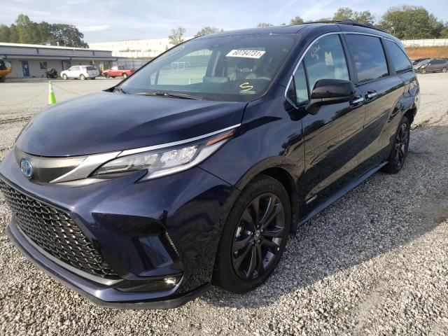 Photo 1 VIN: 5TDDRKEC7MS035076 - TOYOTA SIENNA XSE 