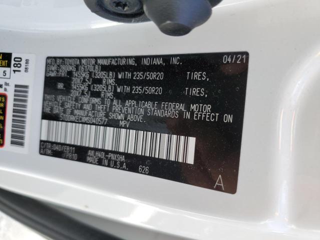 Photo 9 VIN: 5TDDRKECXMS040577 - TOYOTA SIENNA XSE 