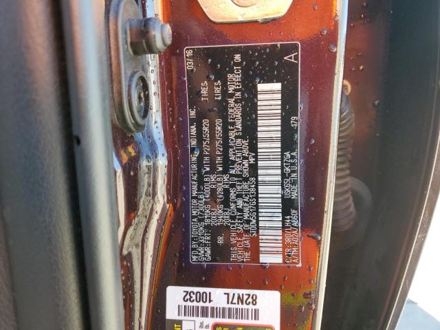 Photo 13 VIN: 5TDDW5G17GS138458 - TOYOTA SEQUOIA PL 