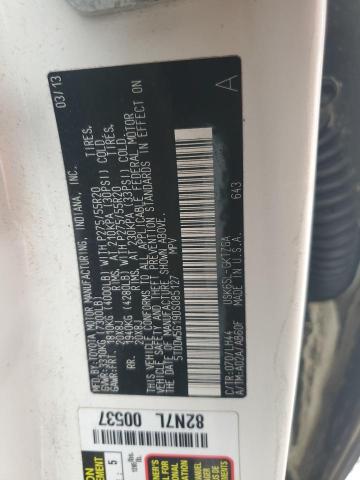 Photo 12 VIN: 5TDDW5G19DS085127 - TOYOTA SEQUOIA PL 