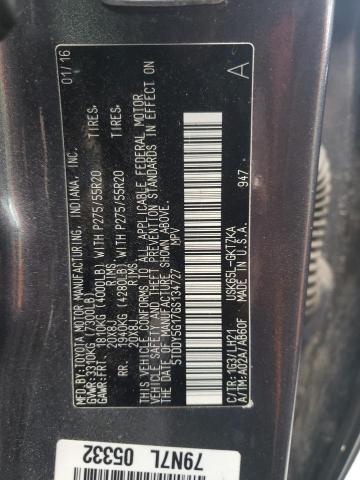 Photo 12 VIN: 5TDDY5G17GS134727 - TOYOTA SEQUOIA PL 