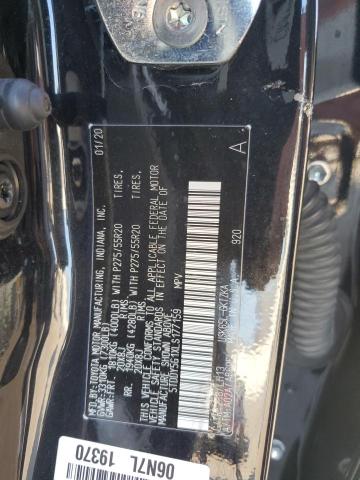 Photo 12 VIN: 5TDDY5G1XLS177159 - TOYOTA SEQUOIA PL 