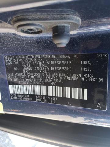 Photo 9 VIN: 5TDDZ3DC3JS203797 - TOYOTA SIENNA XLE 