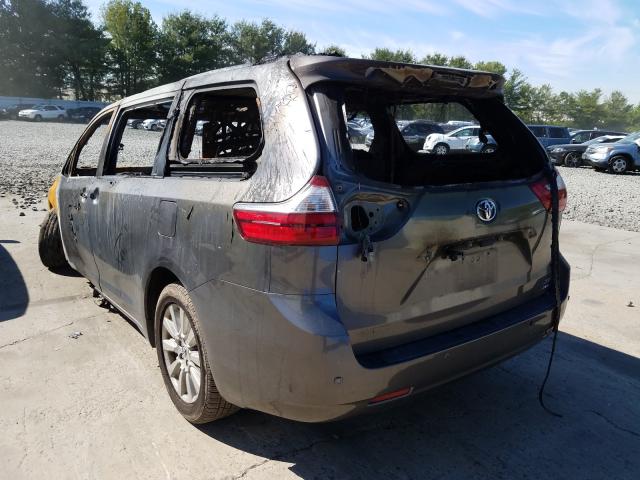 Photo 2 VIN: 5TDDZ3DC4HS147301 - TOYOTA SIENNA XLE 