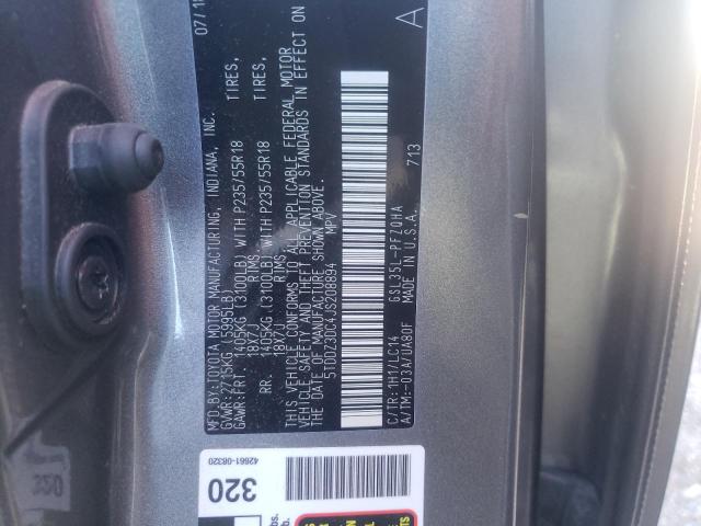 Photo 9 VIN: 5TDDZ3DC4JS208894 - TOYOTA SIENNA XLE 