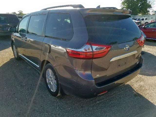 Photo 2 VIN: 5TDDZ3DC5HS175401 - TOYOTA SIENNA XLE 