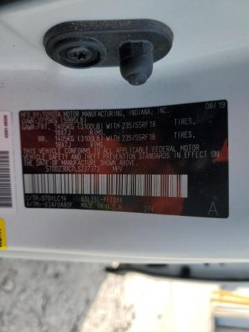 Photo 12 VIN: 5TDDZ3DC7LS237373 - TOYOTA SIENNA XLE 