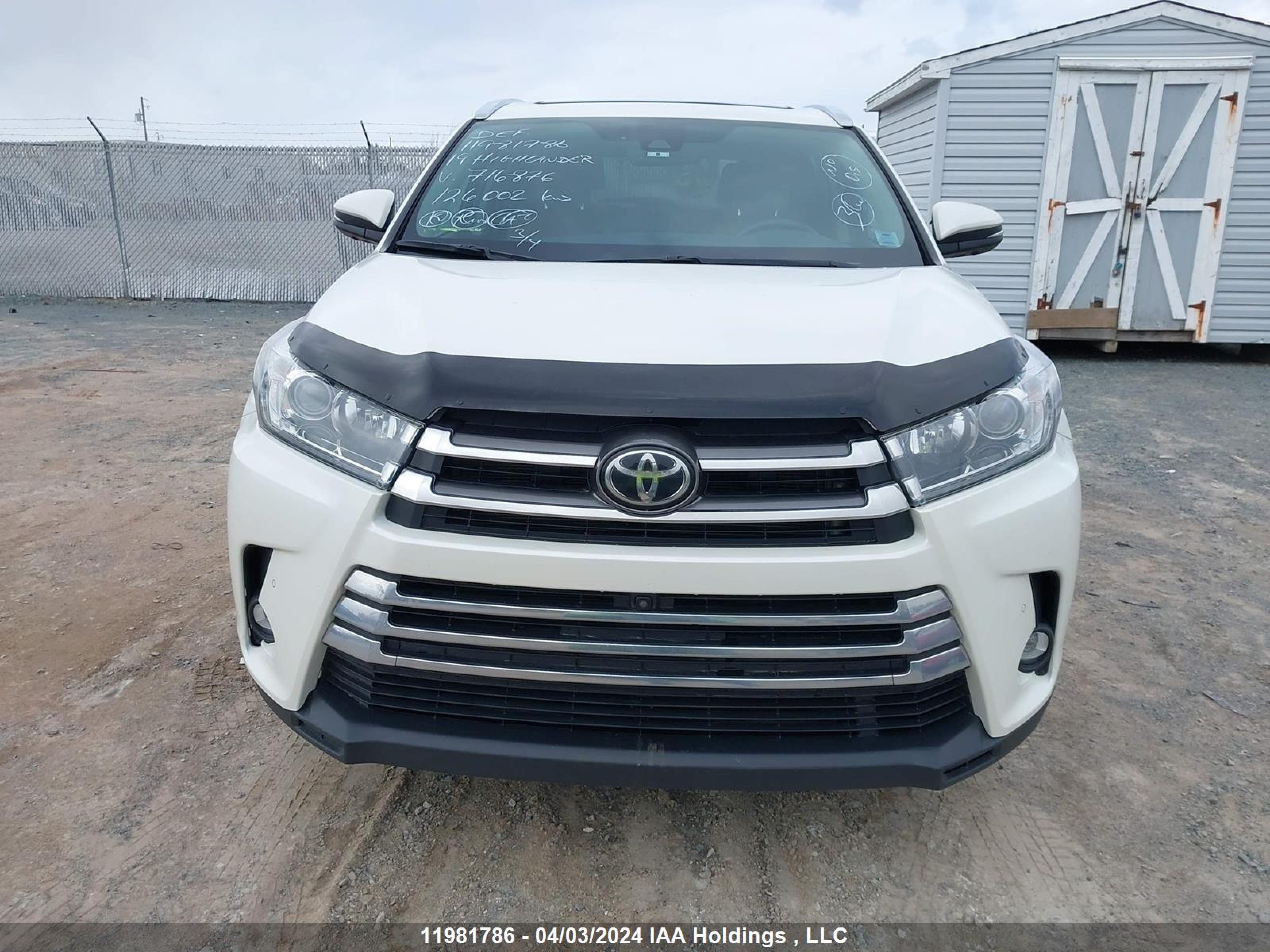 Photo 12 VIN: 5TDDZRFH4KS716876 - TOYOTA HIGHLANDER 