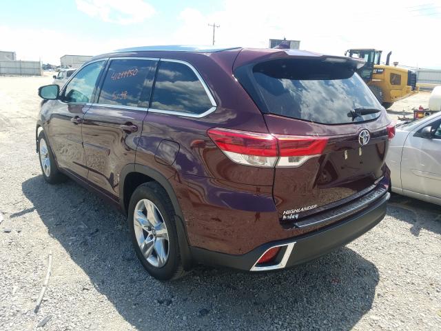 Photo 2 VIN: 5TDDZRFH5KS716207 - TOYOTA HIGHLANDER 