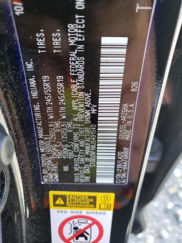 Photo 9 VIN: 5TDDZRFH8JS491540 - TOYOTA HIGHLANDER 