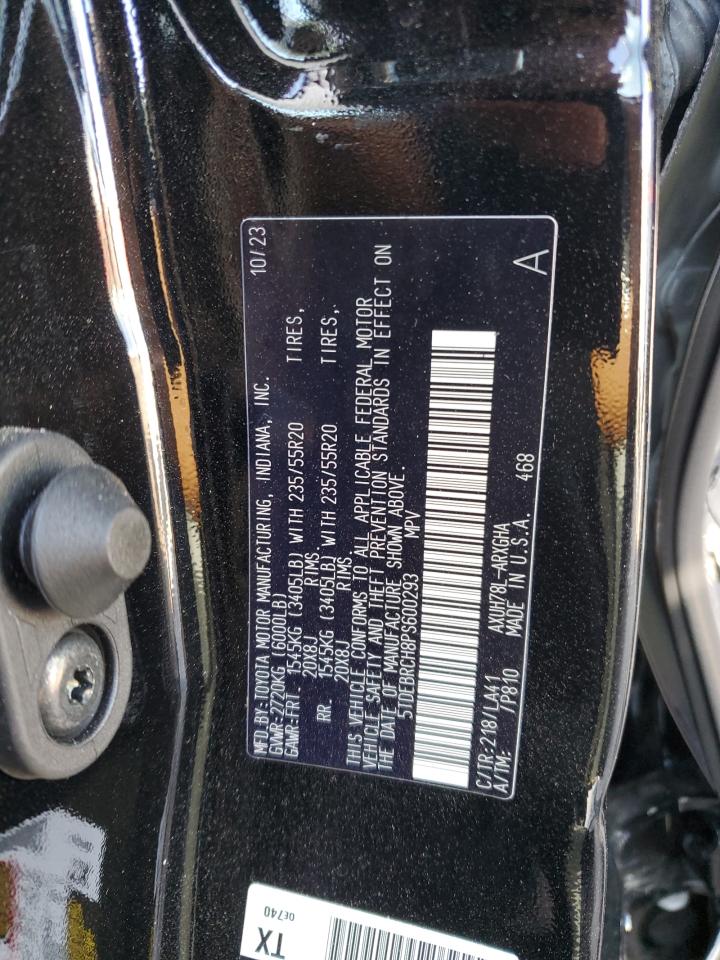 Photo 11 VIN: 5TDEBRCH8PS600293 - TOYOTA HIGHLANDER 