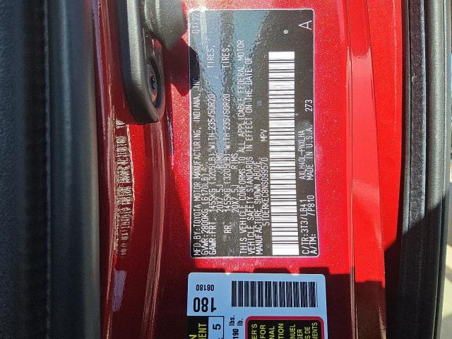 Photo 12 VIN: 5TDERKEC8NS099570 - TOYOTA SIENNA LIM 