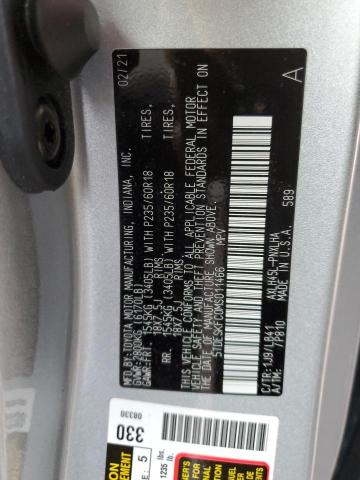 Photo 12 VIN: 5TDESKFC0MS011466 - TOYOTA SIENNA LIM 