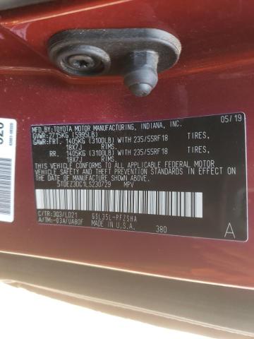 Photo 9 VIN: 5TDEZ3DC1LS230729 - TOYOTA SIENNA SE 