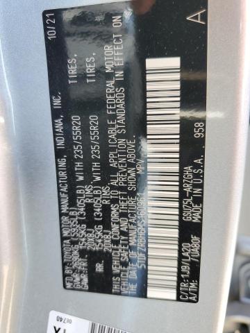 Photo 12 VIN: 5TDFZRBH6MS160961 - TOYOTA HIGHLANDER 