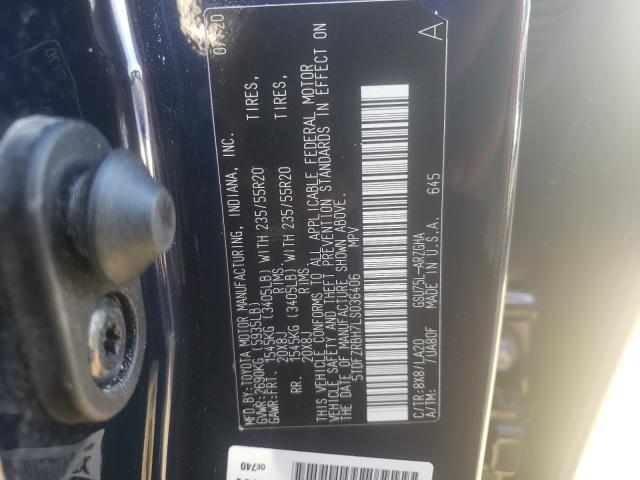 Photo 9 VIN: 5TDFZRBH7LS036406 - TOYOTA HIGHLANDER 