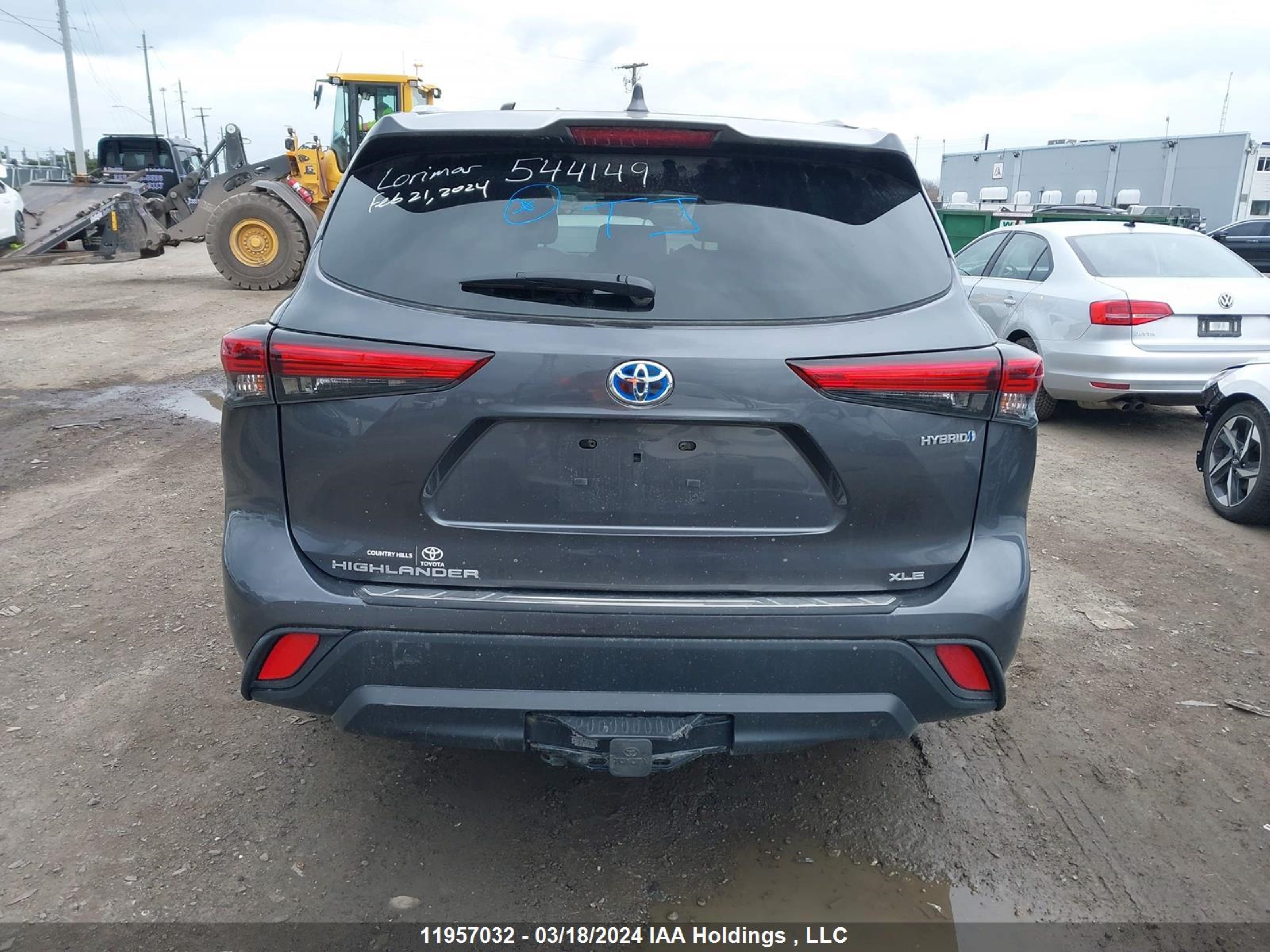 Photo 14 VIN: 5TDGBRCH8NS544149 - TOYOTA HIGHLANDER 