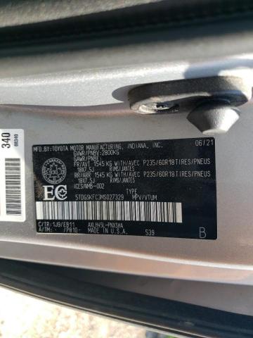 Photo 13 VIN: 5TDGSKFC3MS027329 - TOYOTA SIENNA LE 