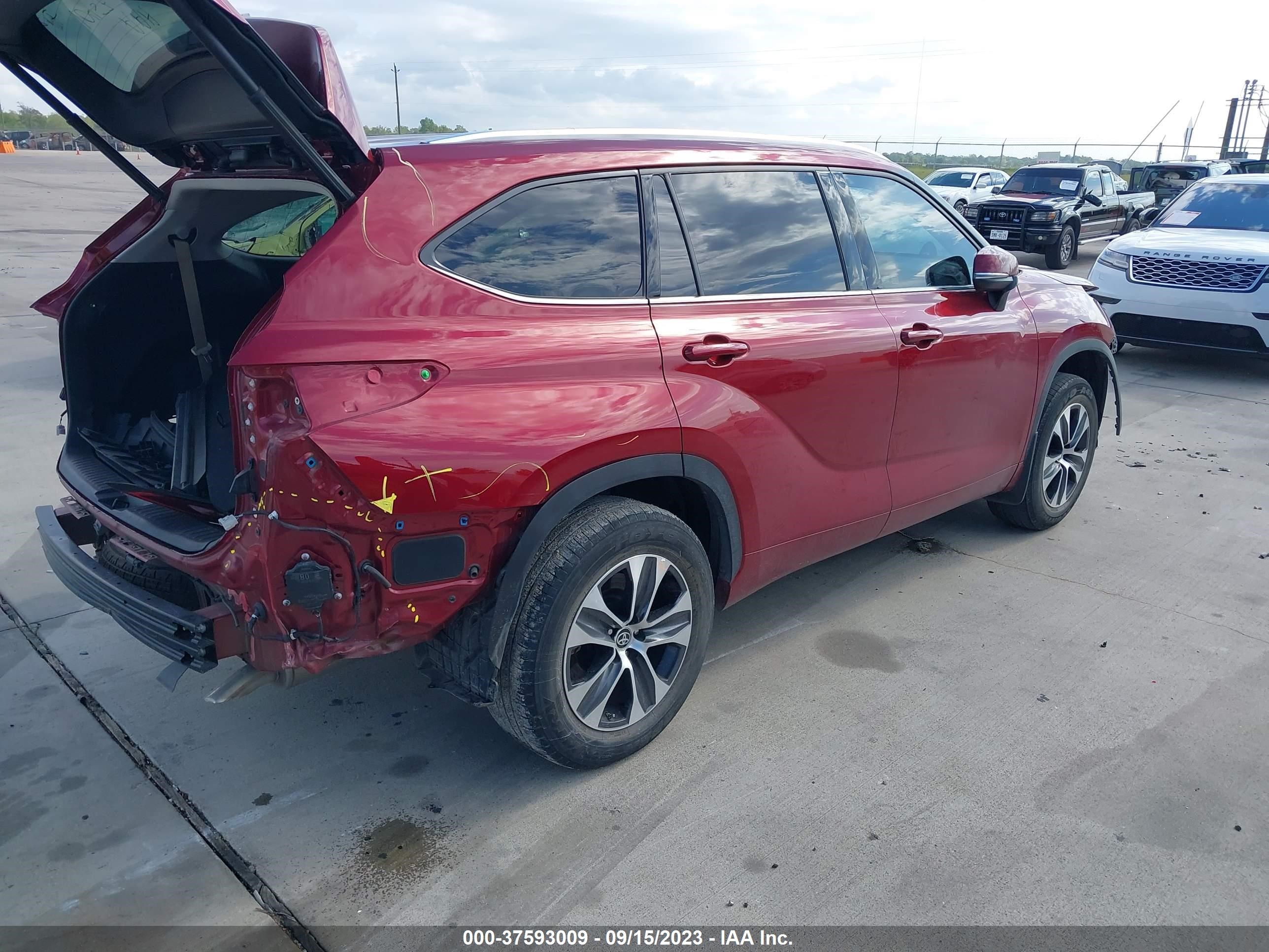 Photo 3 VIN: 5TDGZRAH5LS018248 - TOYOTA HIGHLANDER 