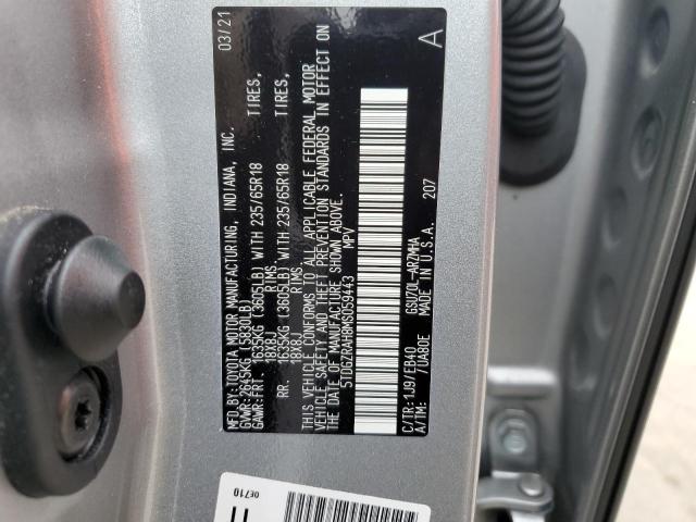 Photo 12 VIN: 5TDGZRAH8MS059443 - TOYOTA HIGHLANDER 