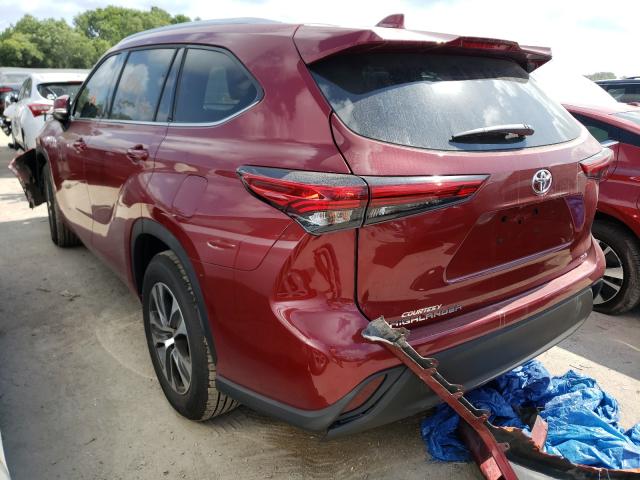 Photo 2 VIN: 5TDGZRAHXMS048587 - TOYOTA HIGHLANDER 