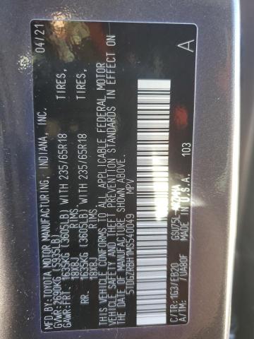 Photo 13 VIN: 5TDGZRBH1MS540049 - TOYOTA HIGHLANDER 