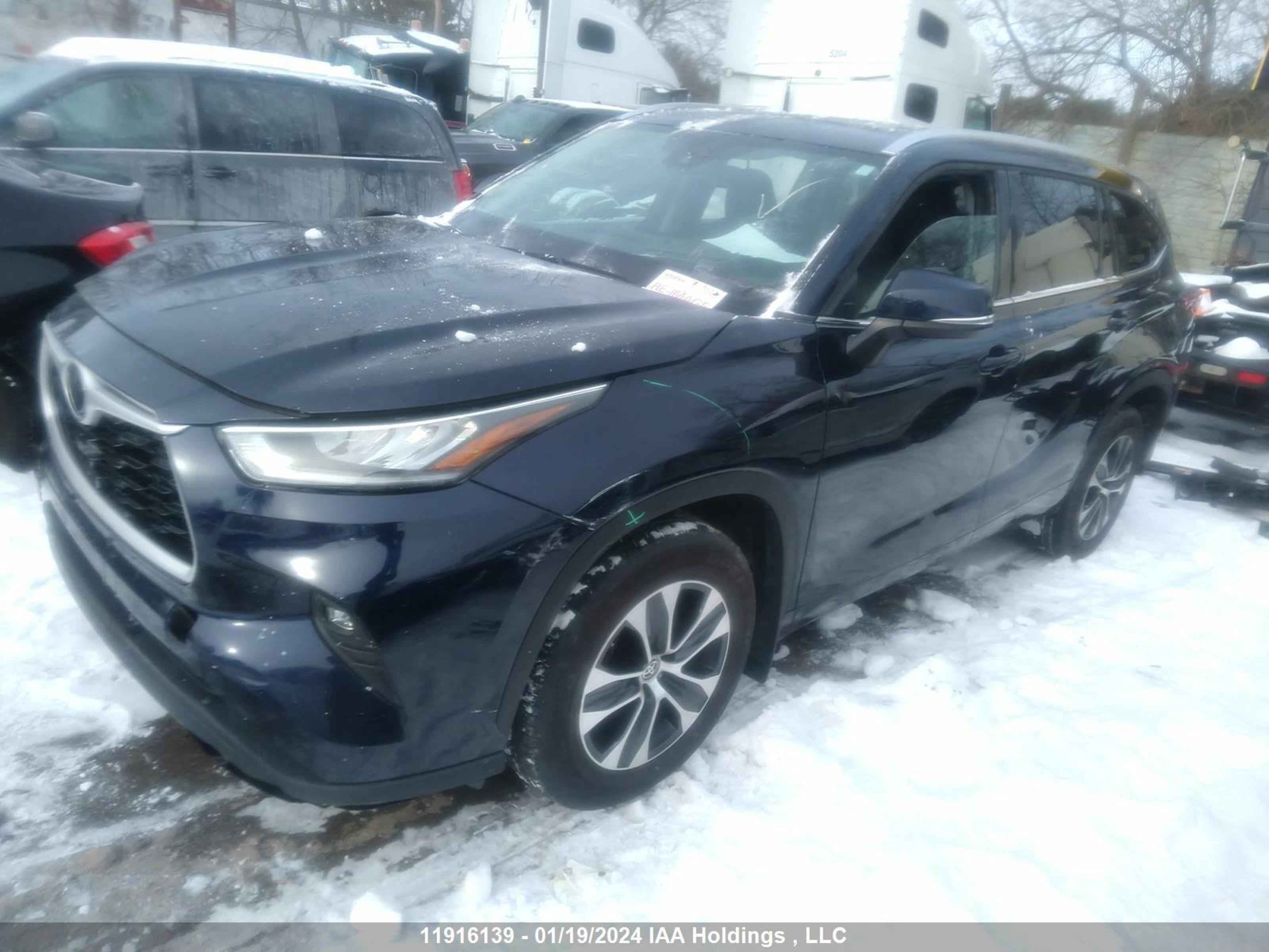 Photo 1 VIN: 5TDGZRBH1MS552198 - TOYOTA HIGHLANDER 