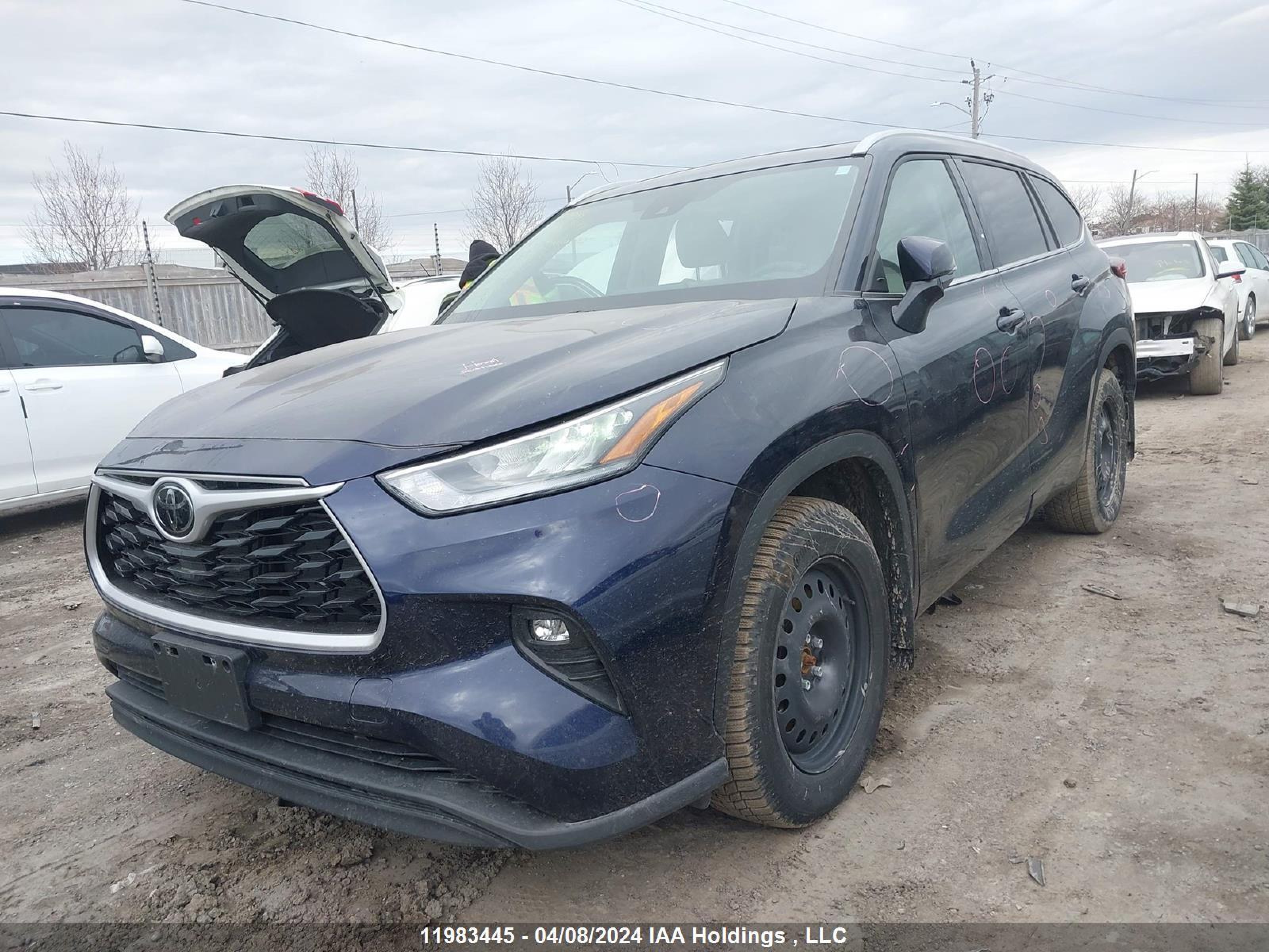 Photo 1 VIN: 5TDGZRBH3NS216618 - TOYOTA HIGHLANDER 