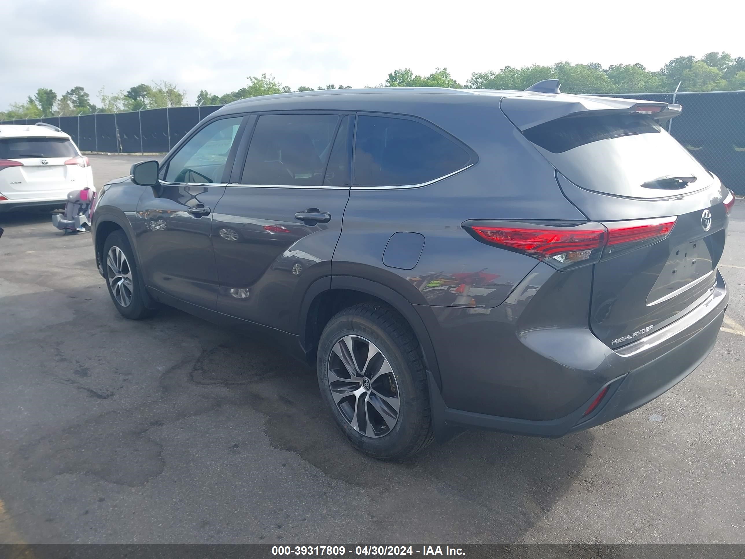 Photo 2 VIN: 5TDGZRBH5NS234800 - TOYOTA HIGHLANDER 