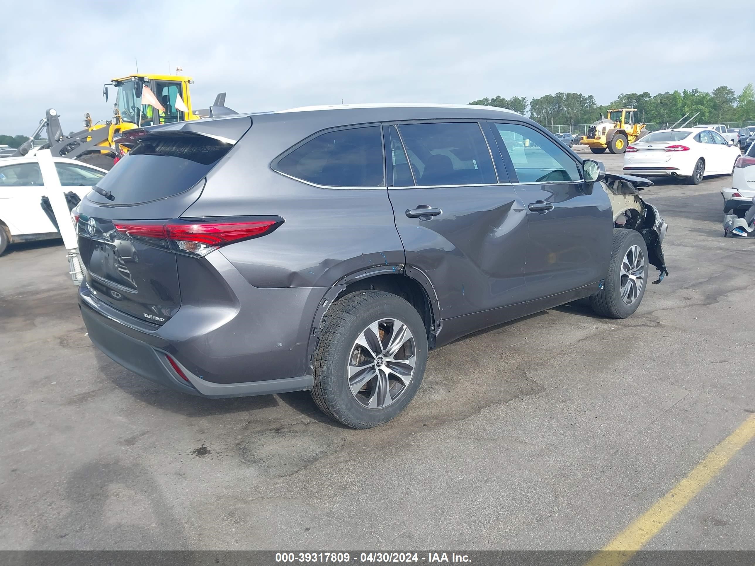 Photo 3 VIN: 5TDGZRBH5NS234800 - TOYOTA HIGHLANDER 