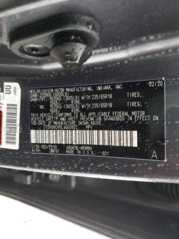 Photo 9 VIN: 5TDHBRCH6LS000802 - TOYOTA HIGHLANDER 