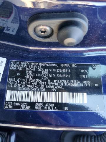 Photo 12 VIN: 5TDHZRBH5MS121156 - TOYOTA HIGHLANDER 