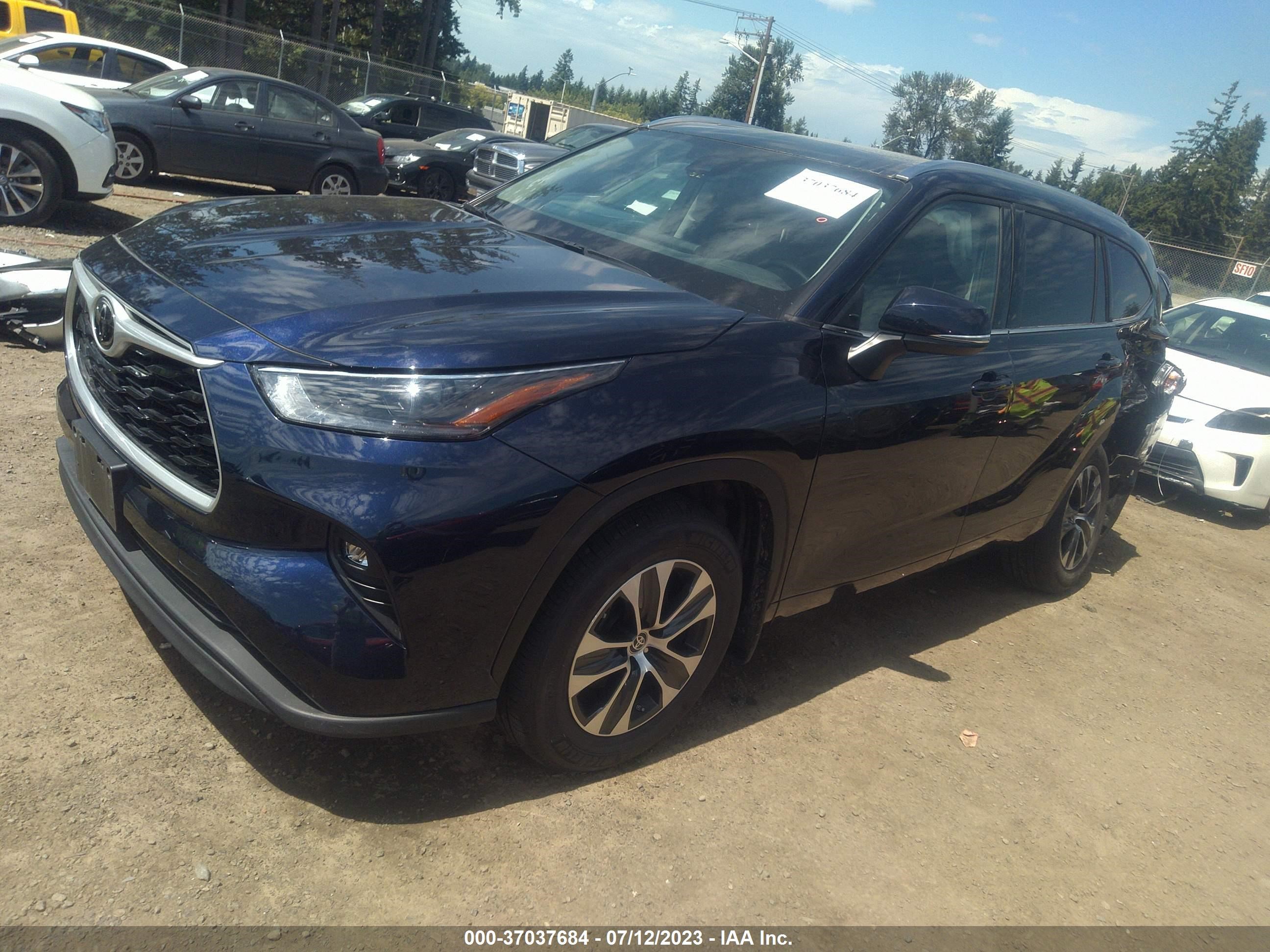 Photo 1 VIN: 5TDHZRBH8MS531479 - TOYOTA HIGHLANDER 