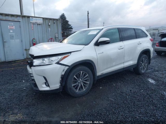 Photo 1 VIN: 5TDJGRFH2KS053901 - TOYOTA HIGHLANDER HYBRID 