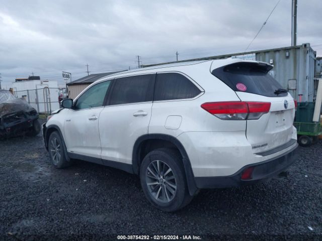 Photo 2 VIN: 5TDJGRFH2KS053901 - TOYOTA HIGHLANDER HYBRID 